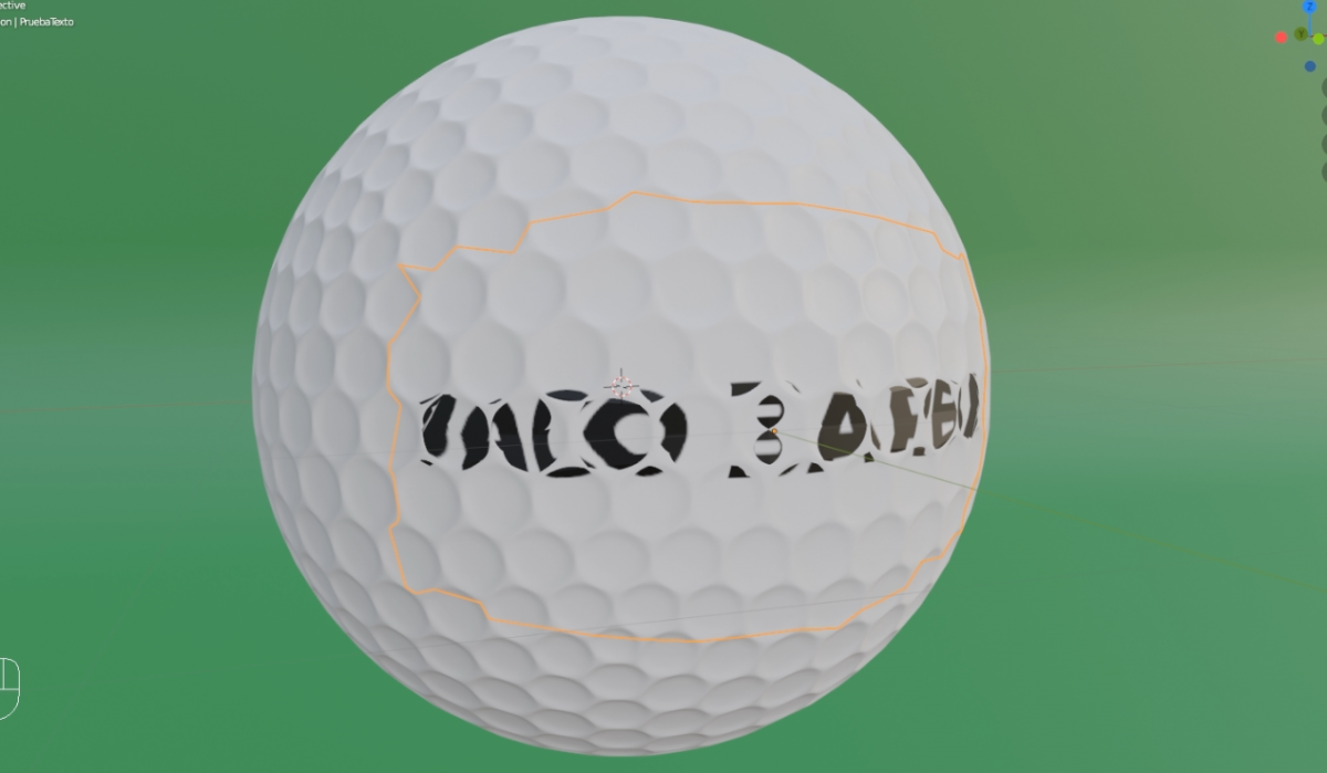 Aprende a crear una bola de golf en Blender. Tutorial sencillo.